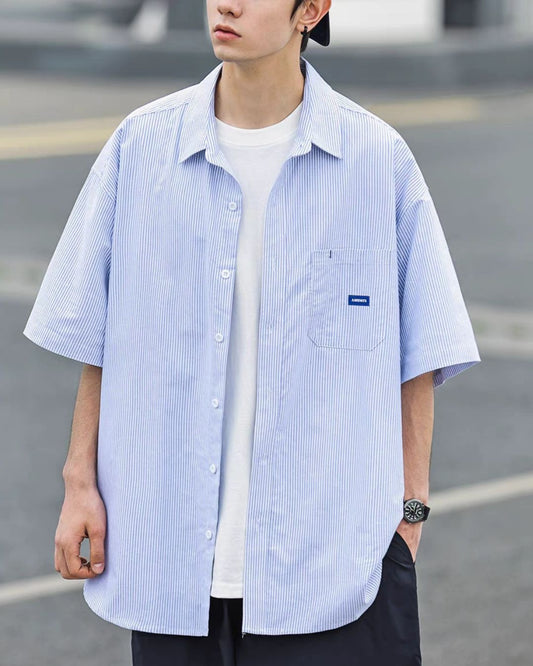 Casual Striped S/S Shirt　SS056