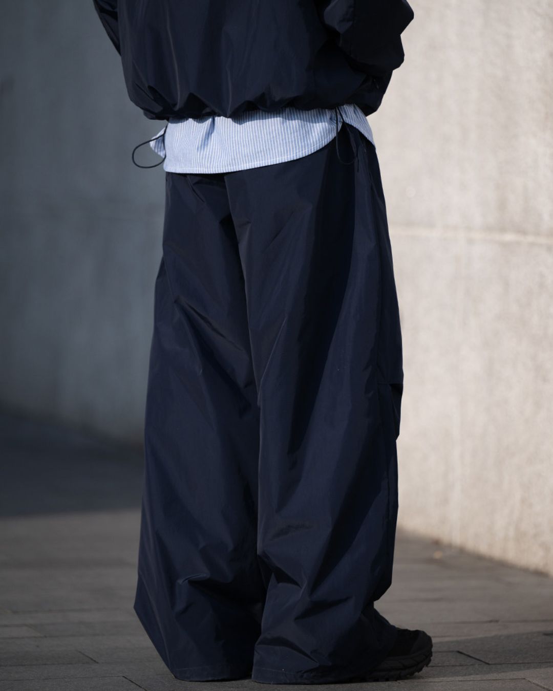 【予約販売】Knee Dart Drawstring Pants　WP094