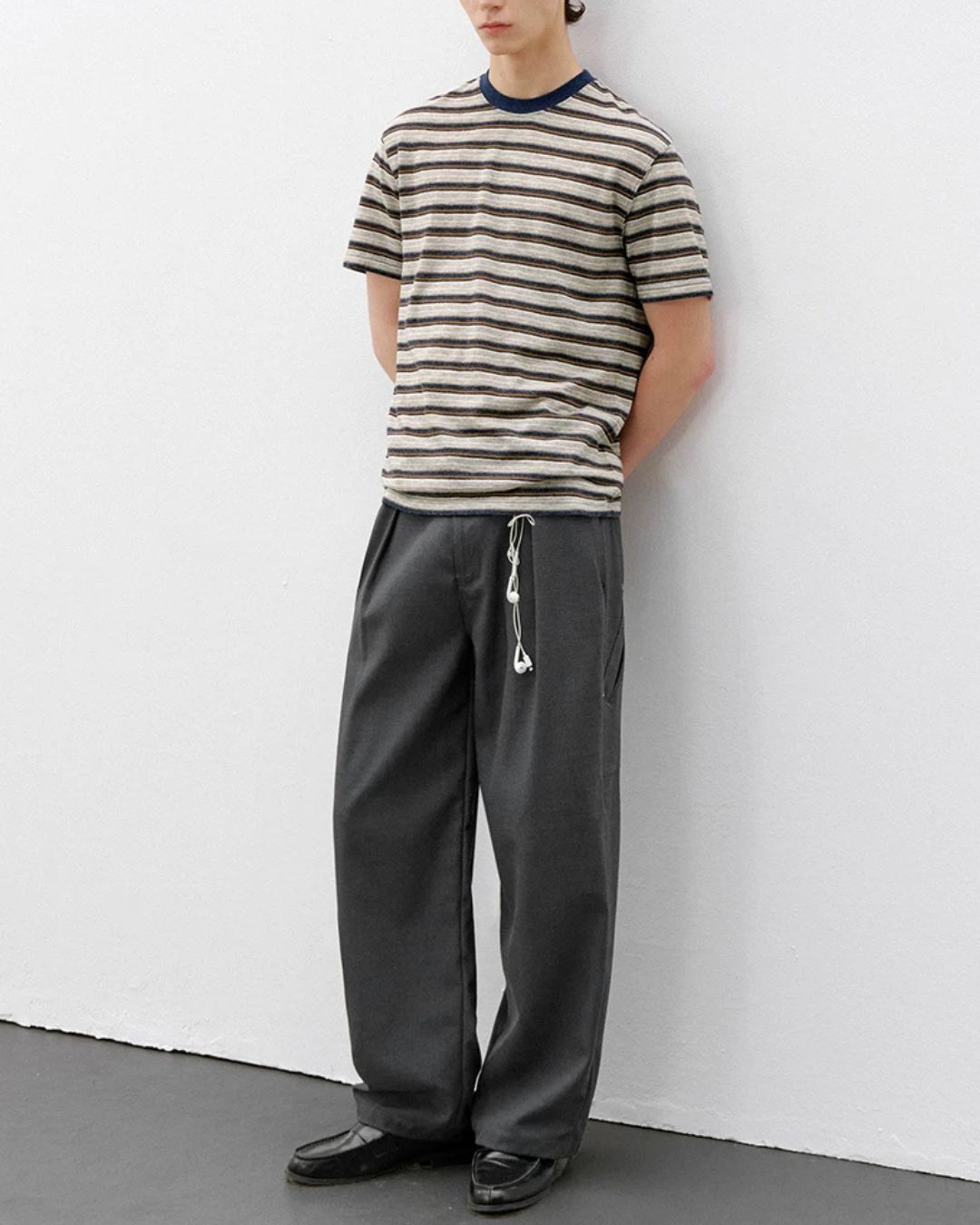 Vintage Multi-Border T-Shirt　ST205