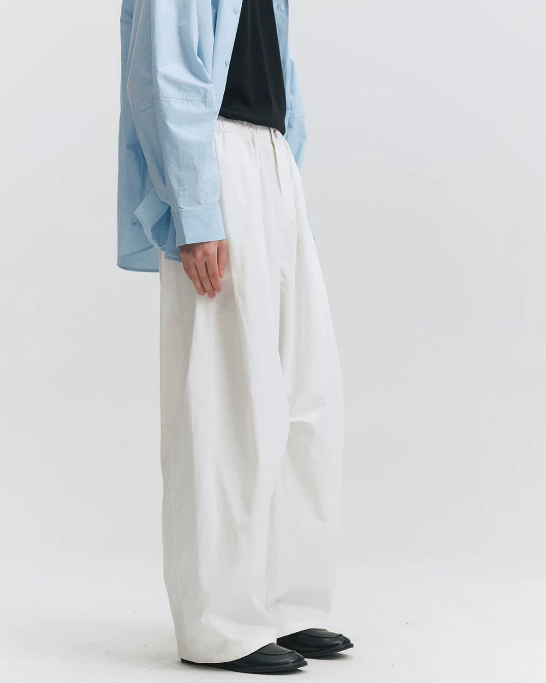Cotton Gathered Wide Pants　WP106