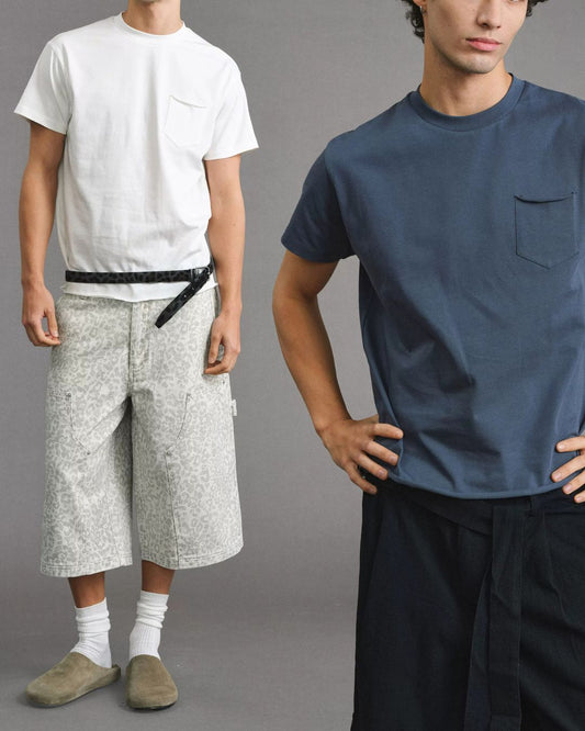 Roll-Hem Boxy T-shirt　ST218