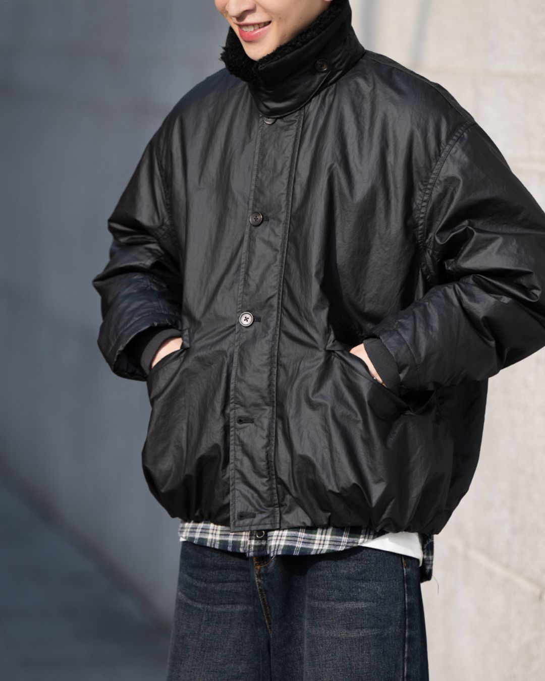 Retro Boa-collar Working Jacket JK242 – prips