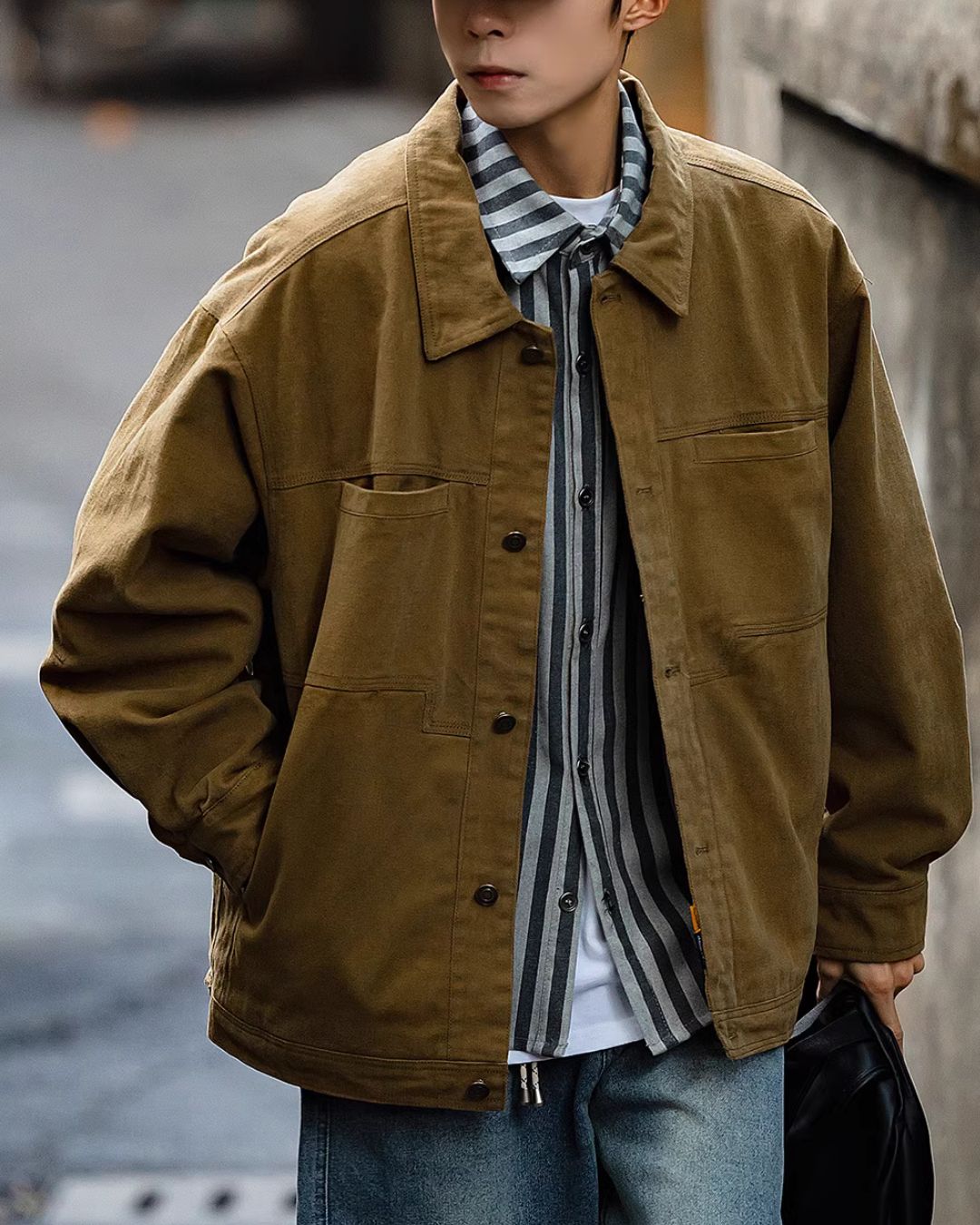 【グリーン 一週間以内に発送】Military Work Jacket　JK106