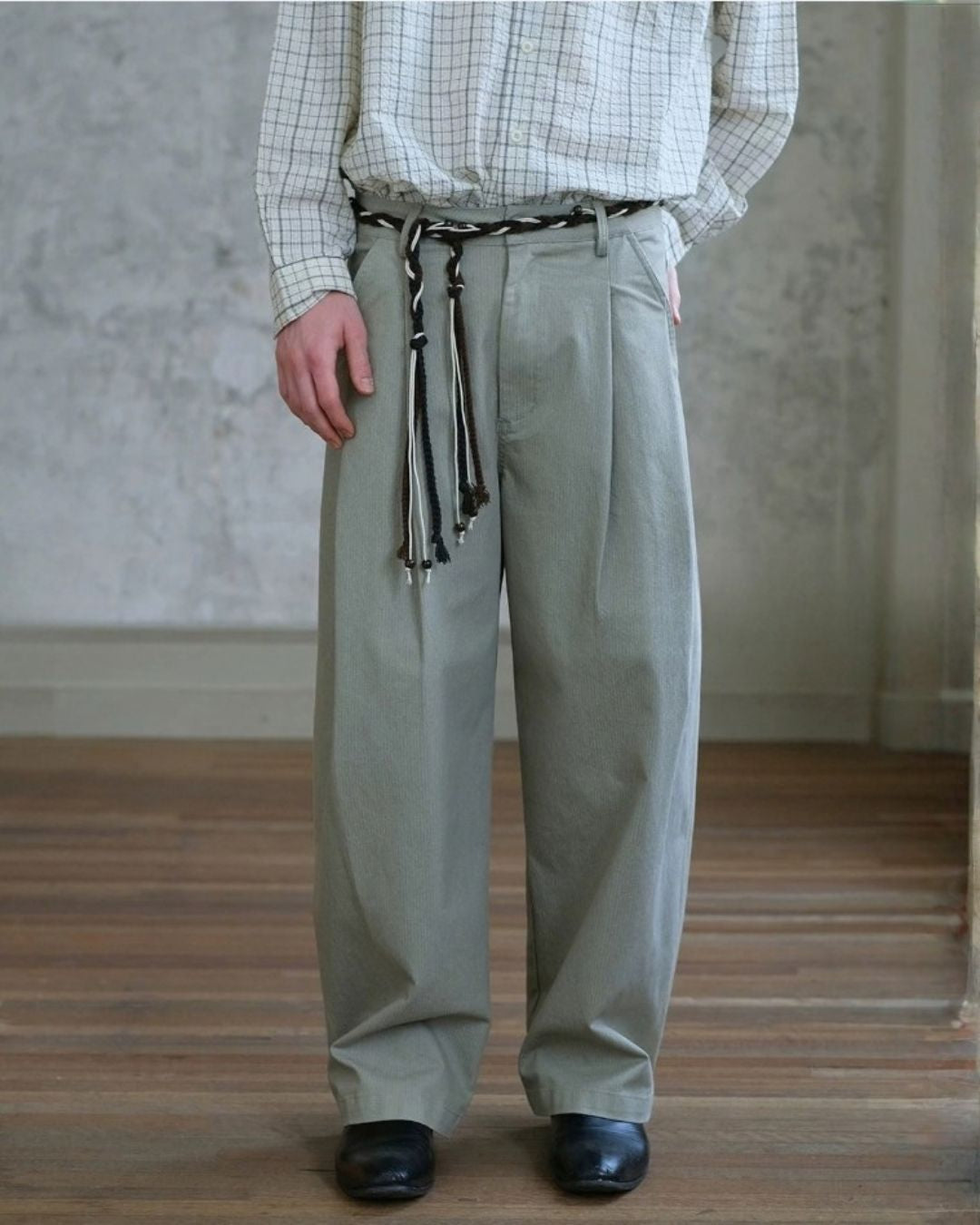 Relaxed Tuck Wide Pants　WP121