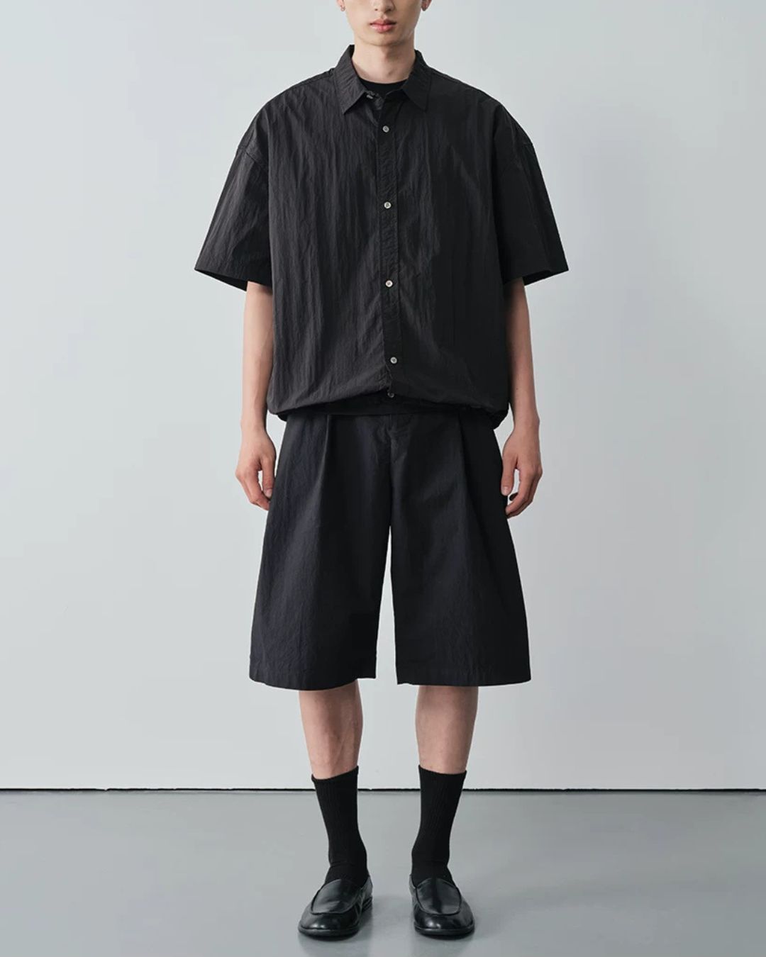 Drawstring Box Shirt　SS091