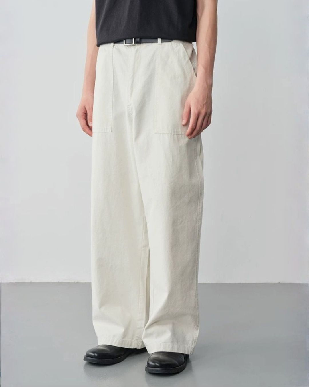 Linen Blend Baker Pants　WP118
