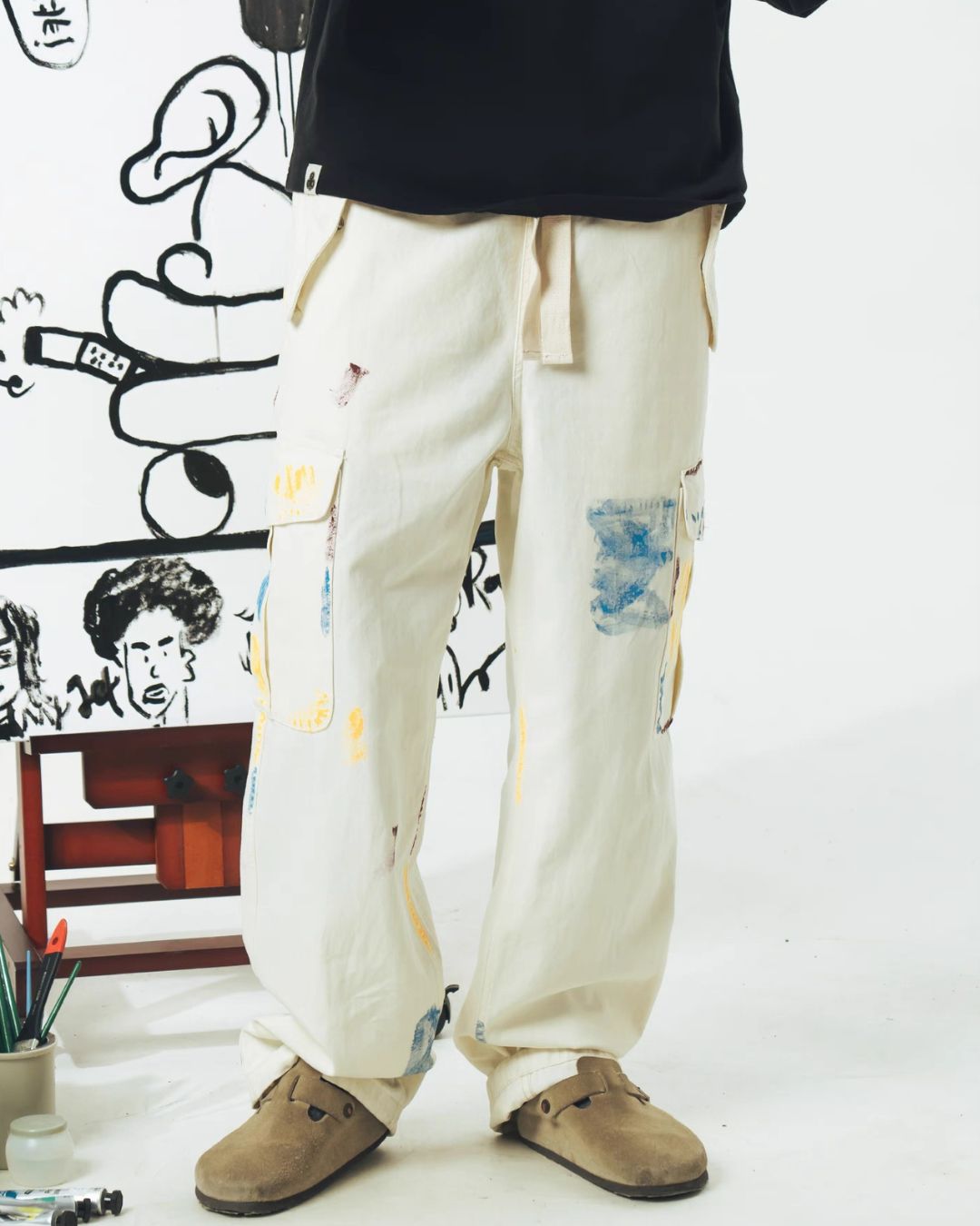 Painted Cargo Pants　WP066