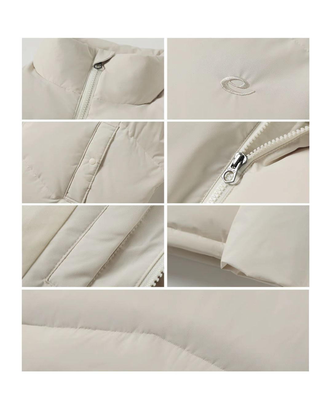 White Duck Down Jacket　DW011