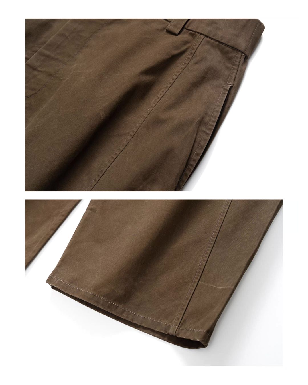 Washed Cotton Curve Pants　WP092