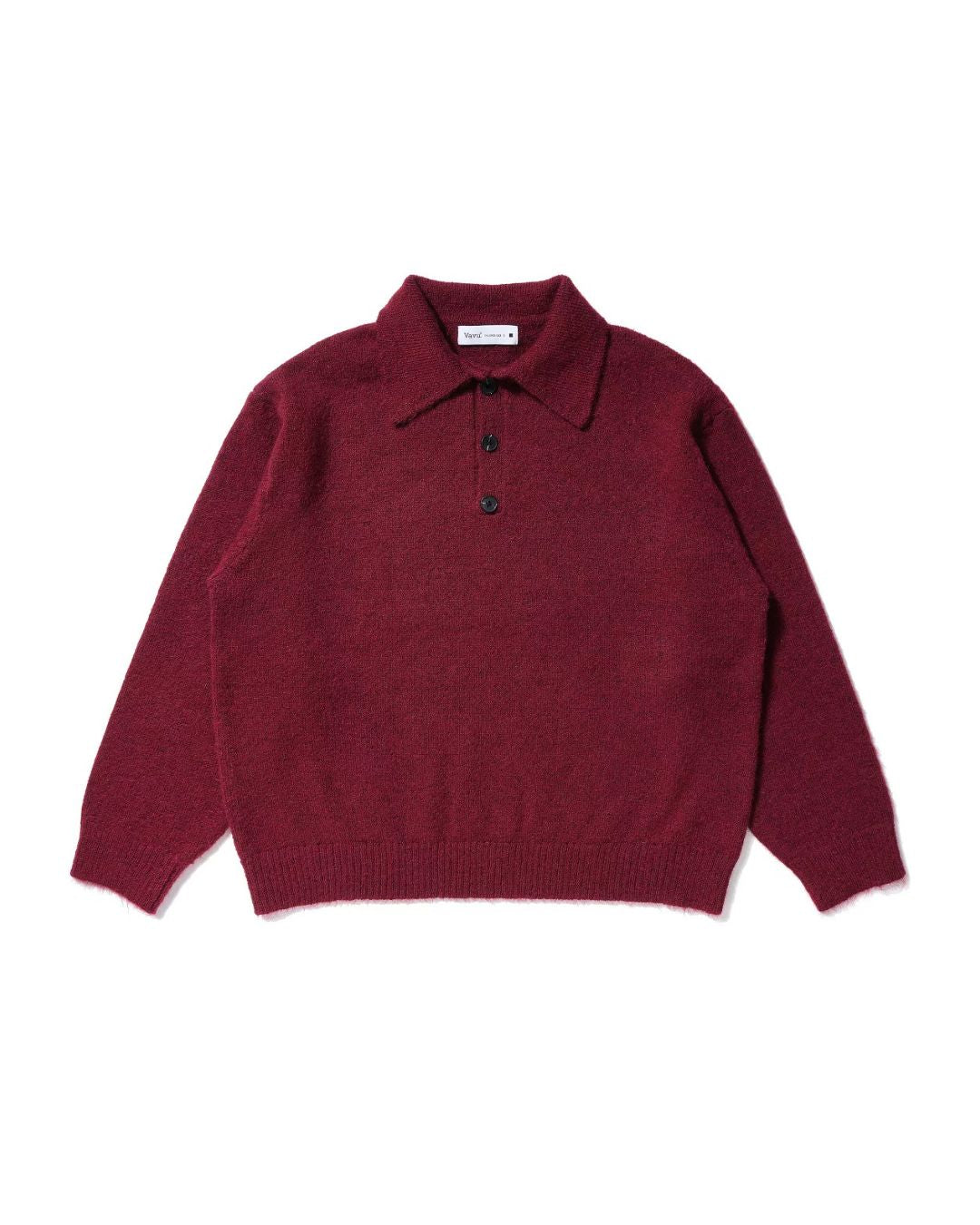 Alpaca Blend Polo Knit　KN058
