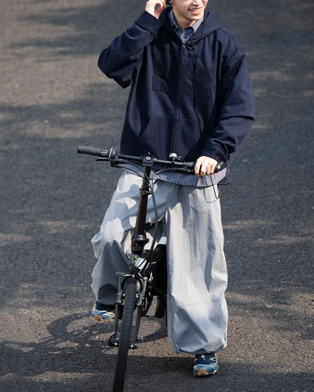 Cut-off Sleeve Hoodie　HD078