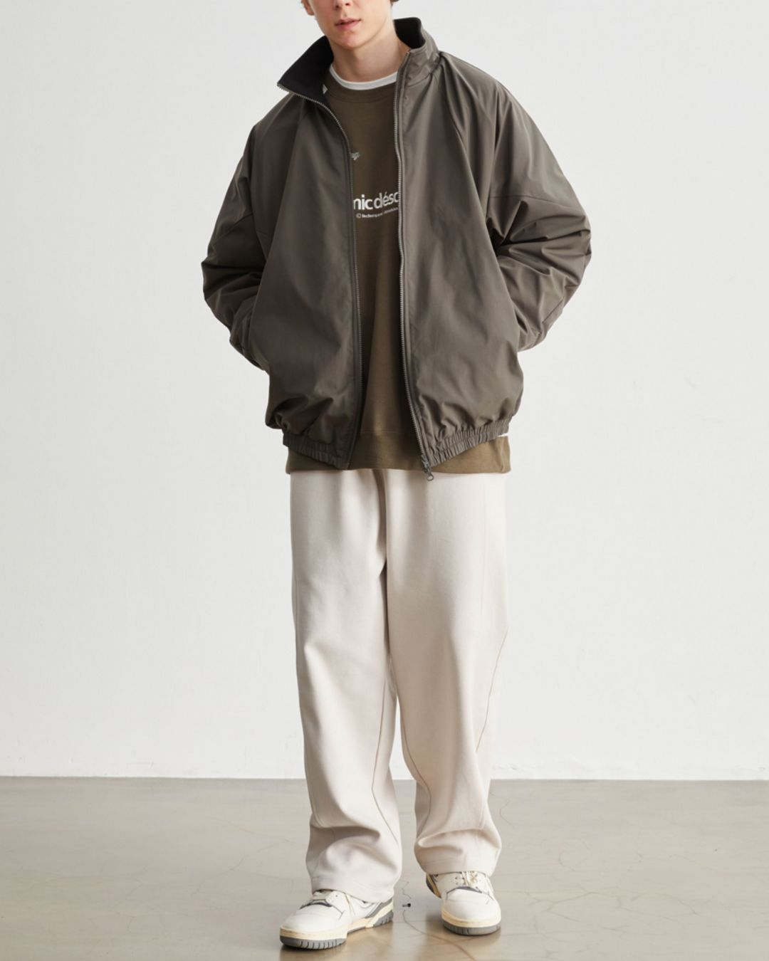 【10日以内お届け】Double Zipper Fleece Jacket　JK245