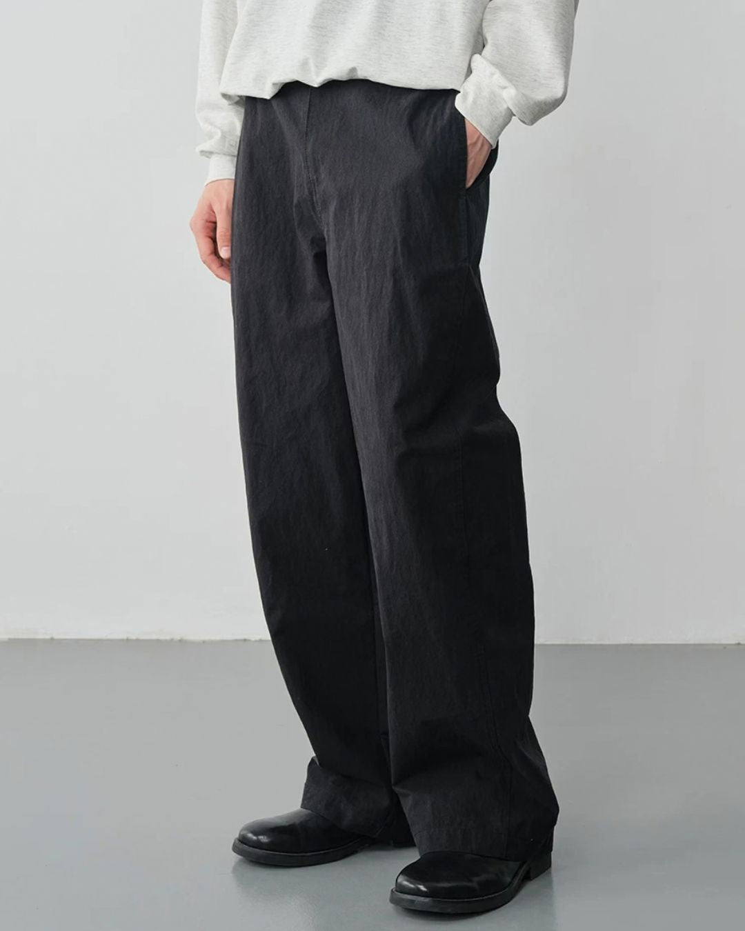 Cotton Blend Wide Pants　WP123