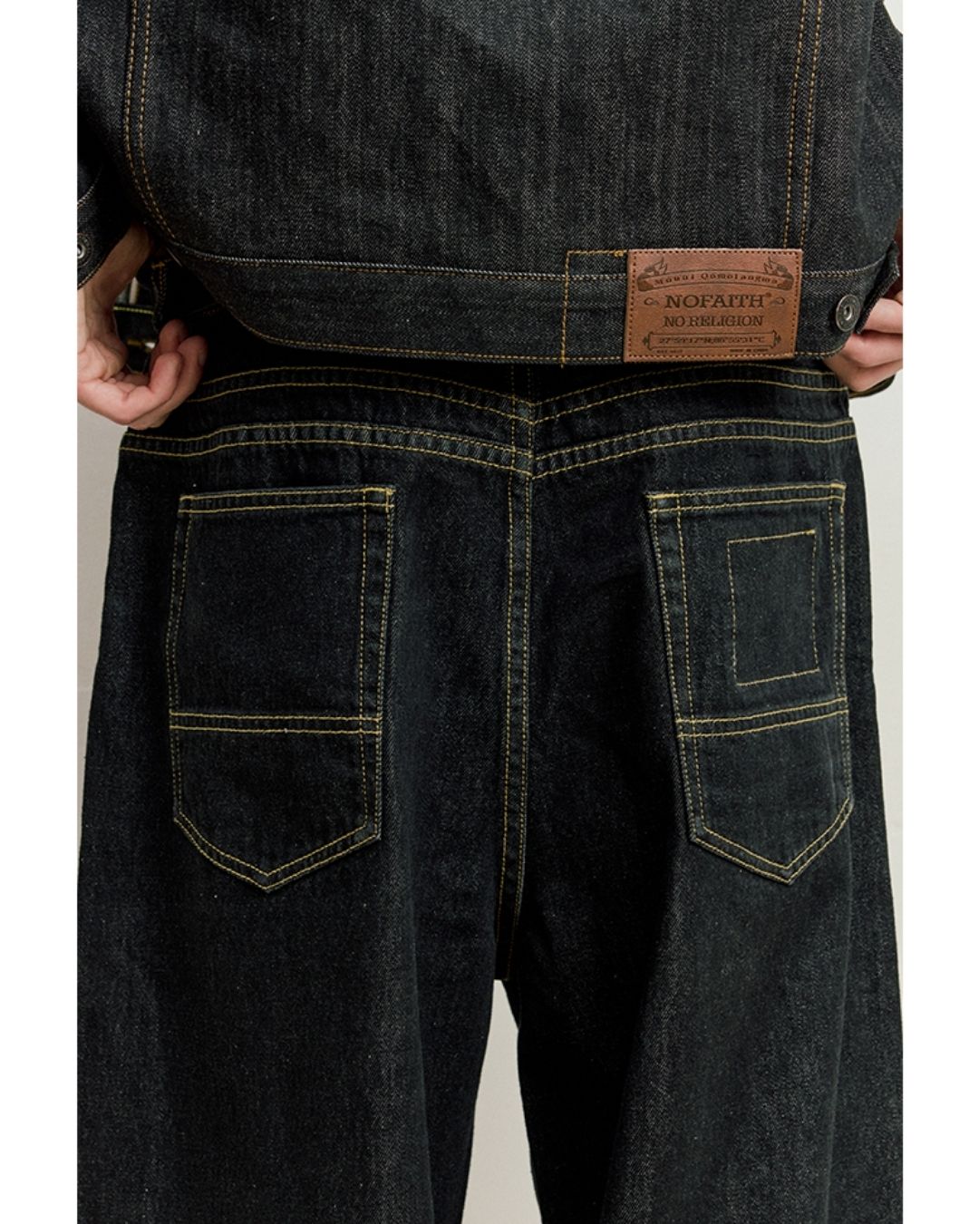 Casual Wide Straight Jeans　DP054