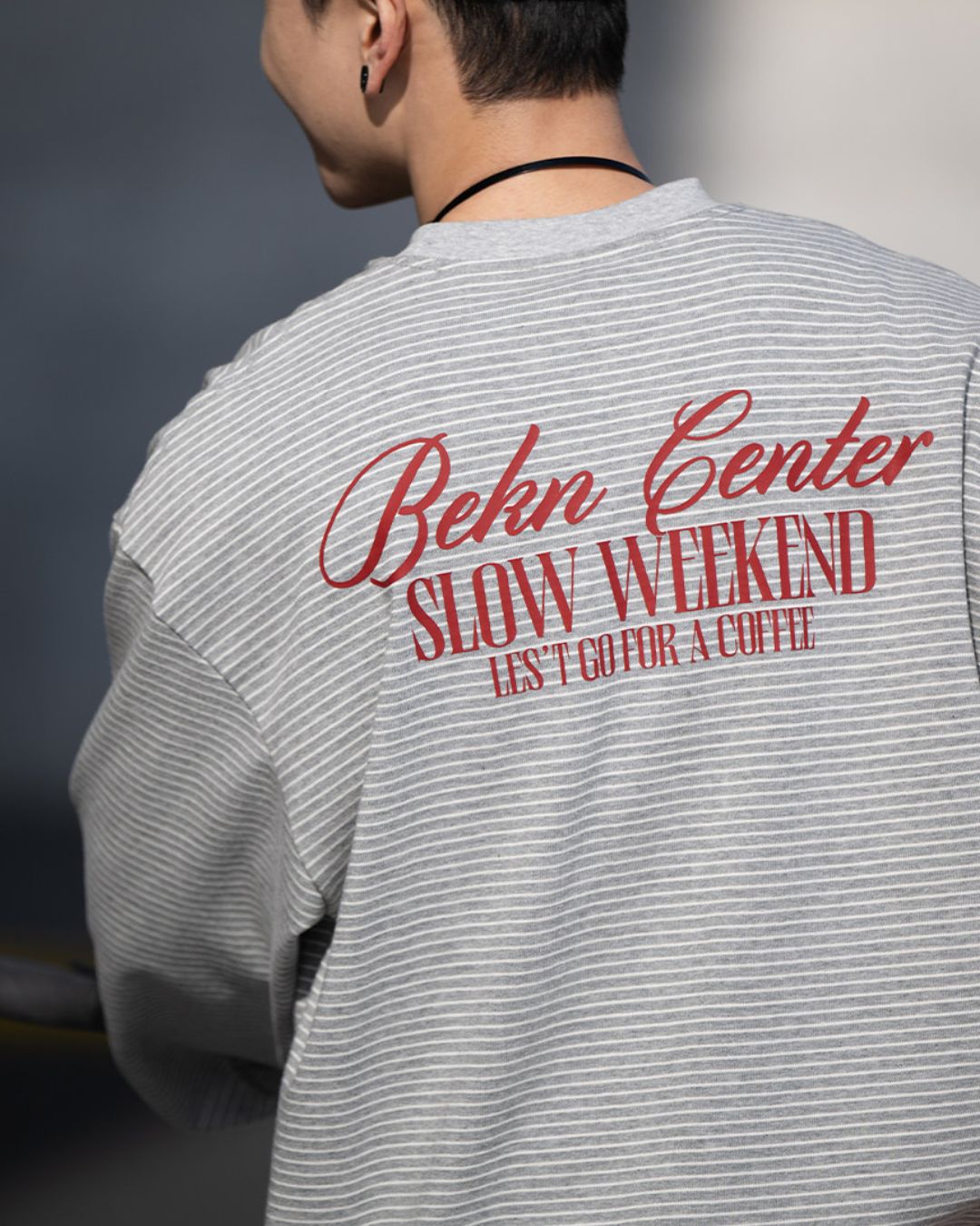 【10日以内お届け】Classic Print Border T-shirt　LT083