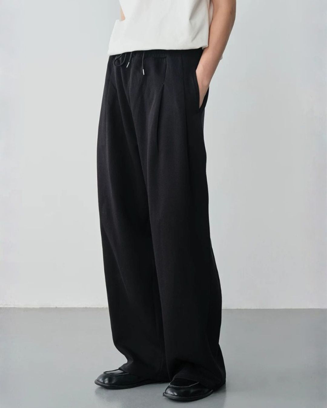 Sweat Tuck Wide Pants　TP030