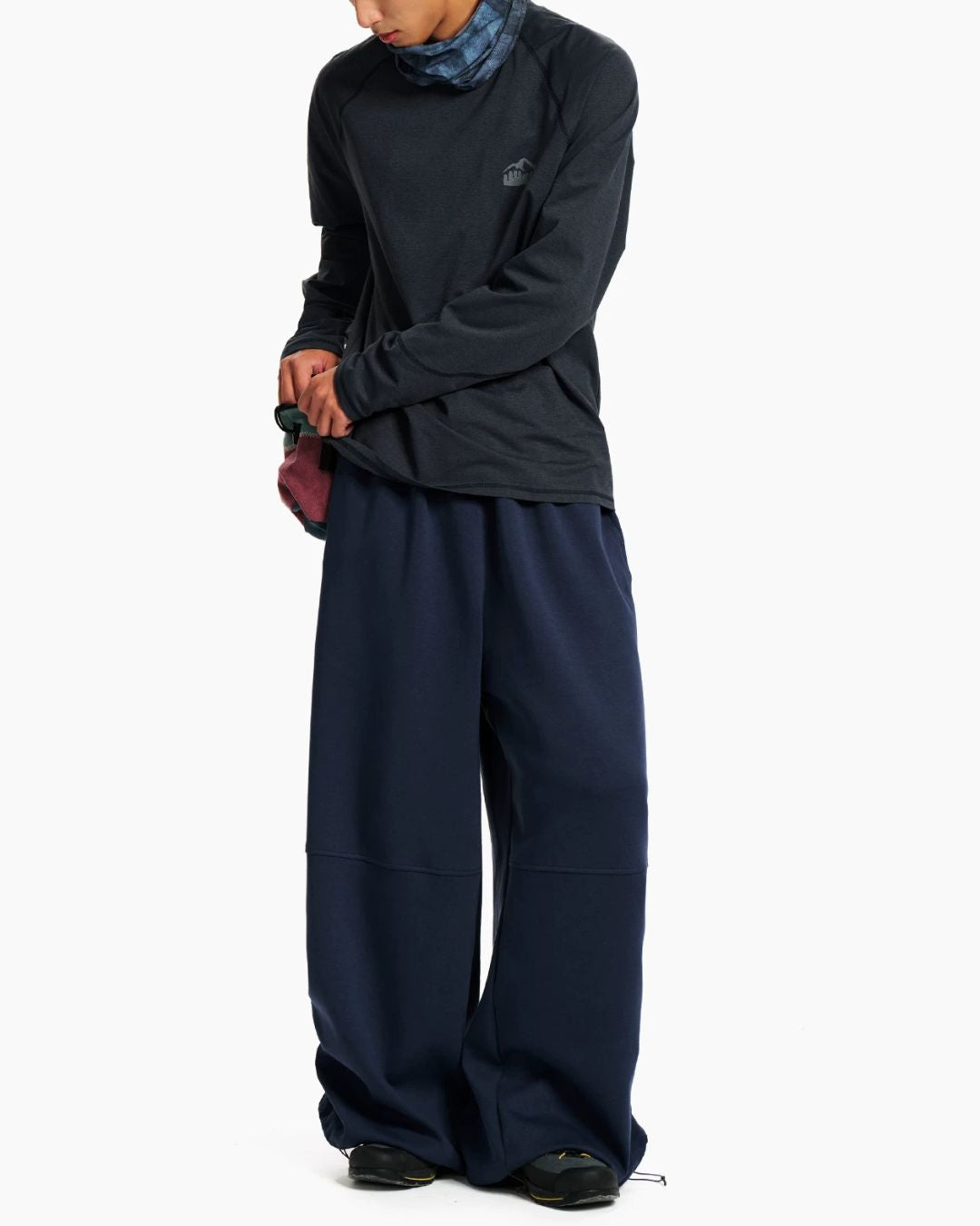 Shirred Wide Sweat Pants　WP127