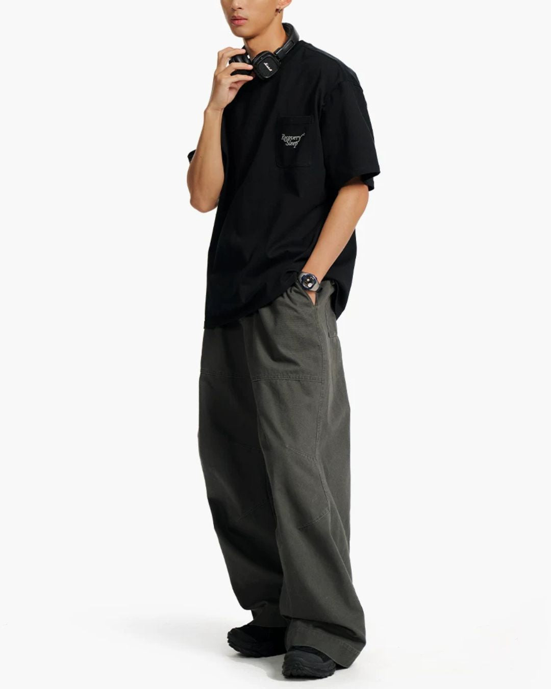 Pure Cotton Pocket T-Shirt　ST212