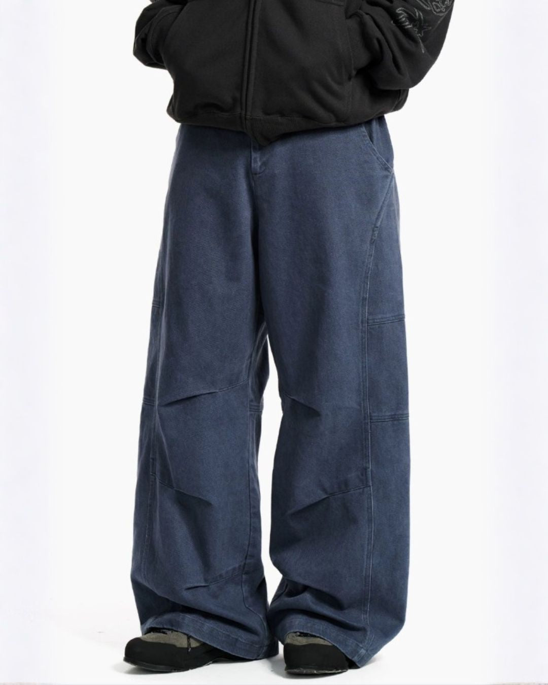Washed Twill Wide Pants　WP128
