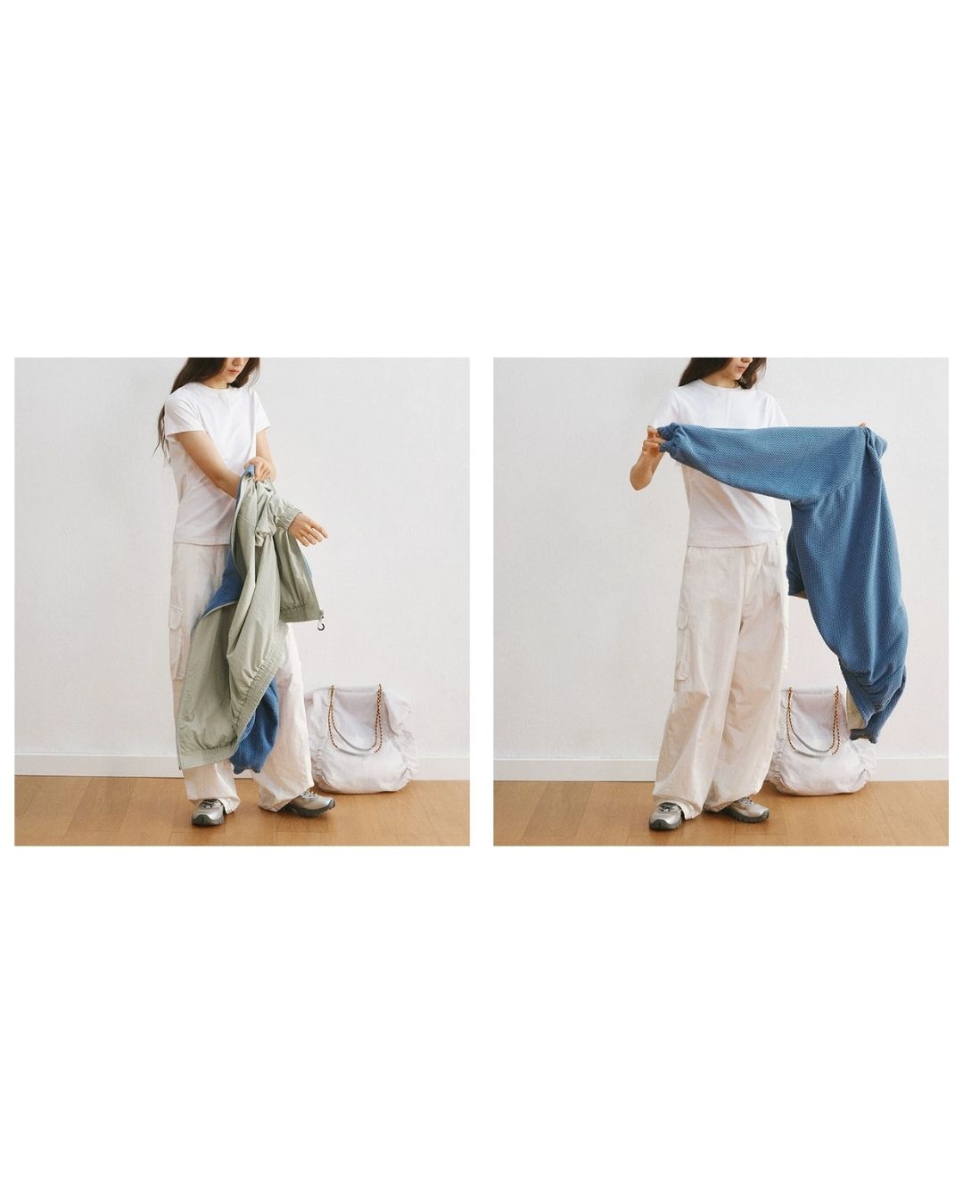 Reversible Stand Collar Jacket　JK257