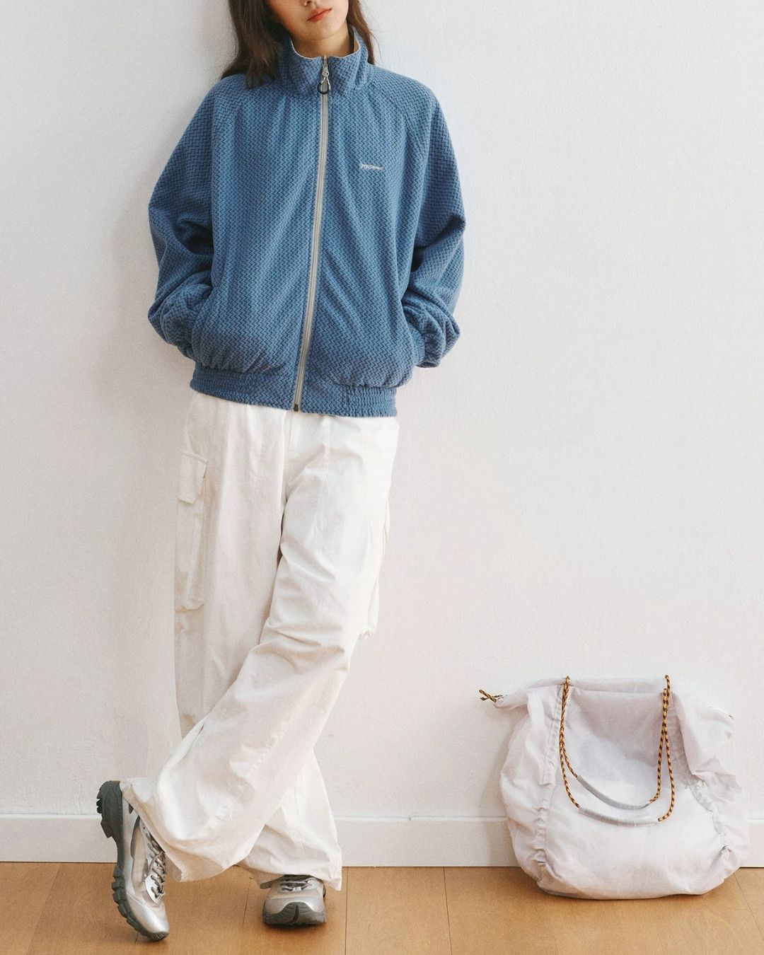 Reversible Stand Collar Jacket　JK257