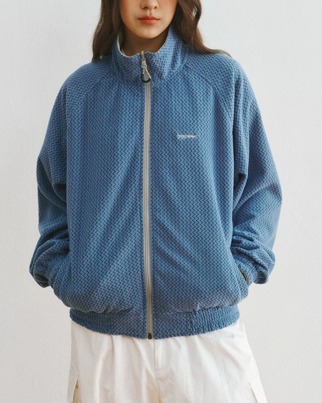 Reversible Stand Collar Jacket　JK257
