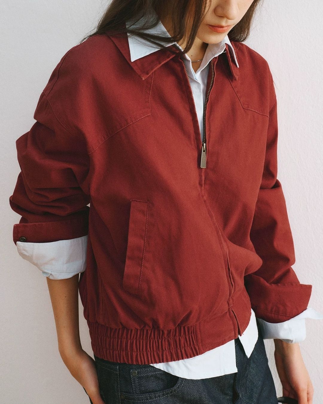 Vintage Wash Zip Jacket　JK256