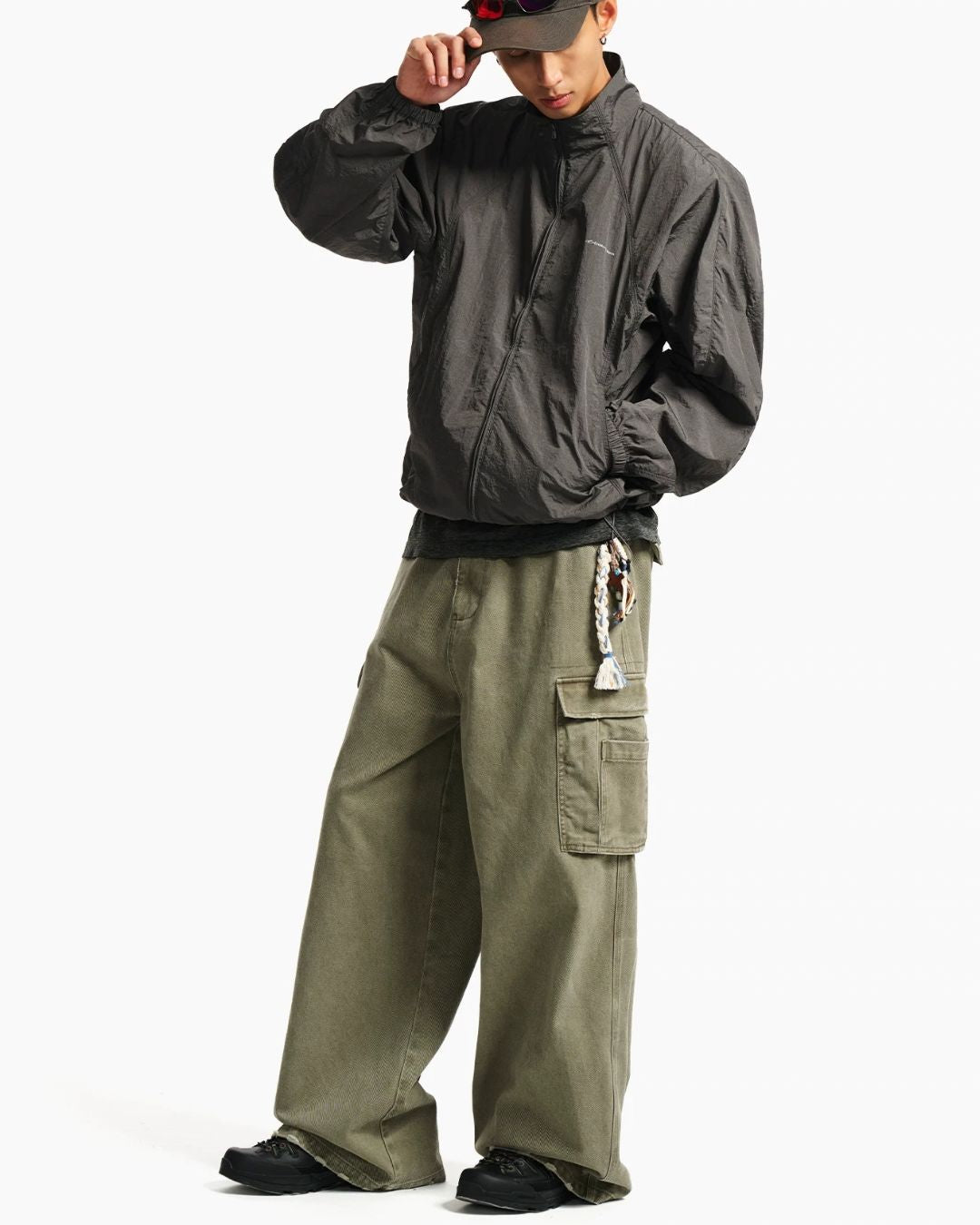 Nylon Track Jacket　JK261
