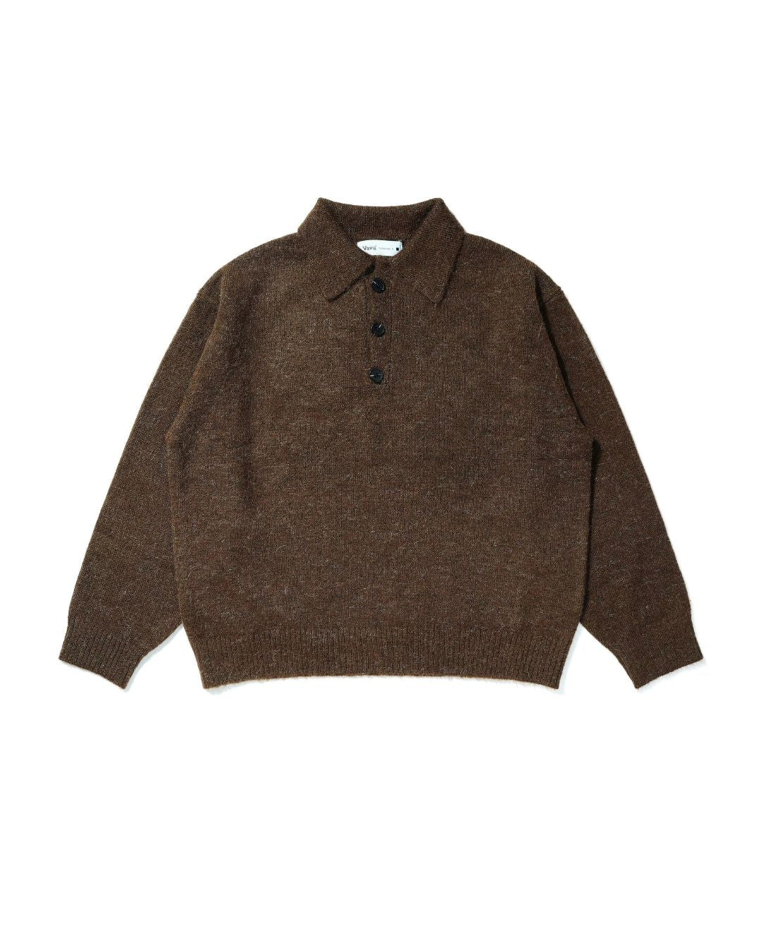 Alpaca Blend Polo Knit　KN058