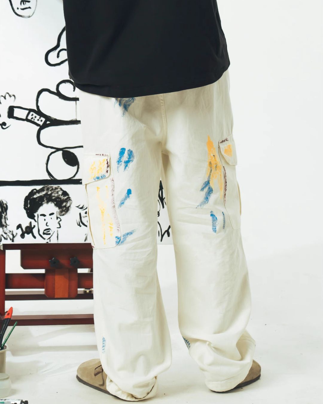 Painted Cargo Pants　WP066