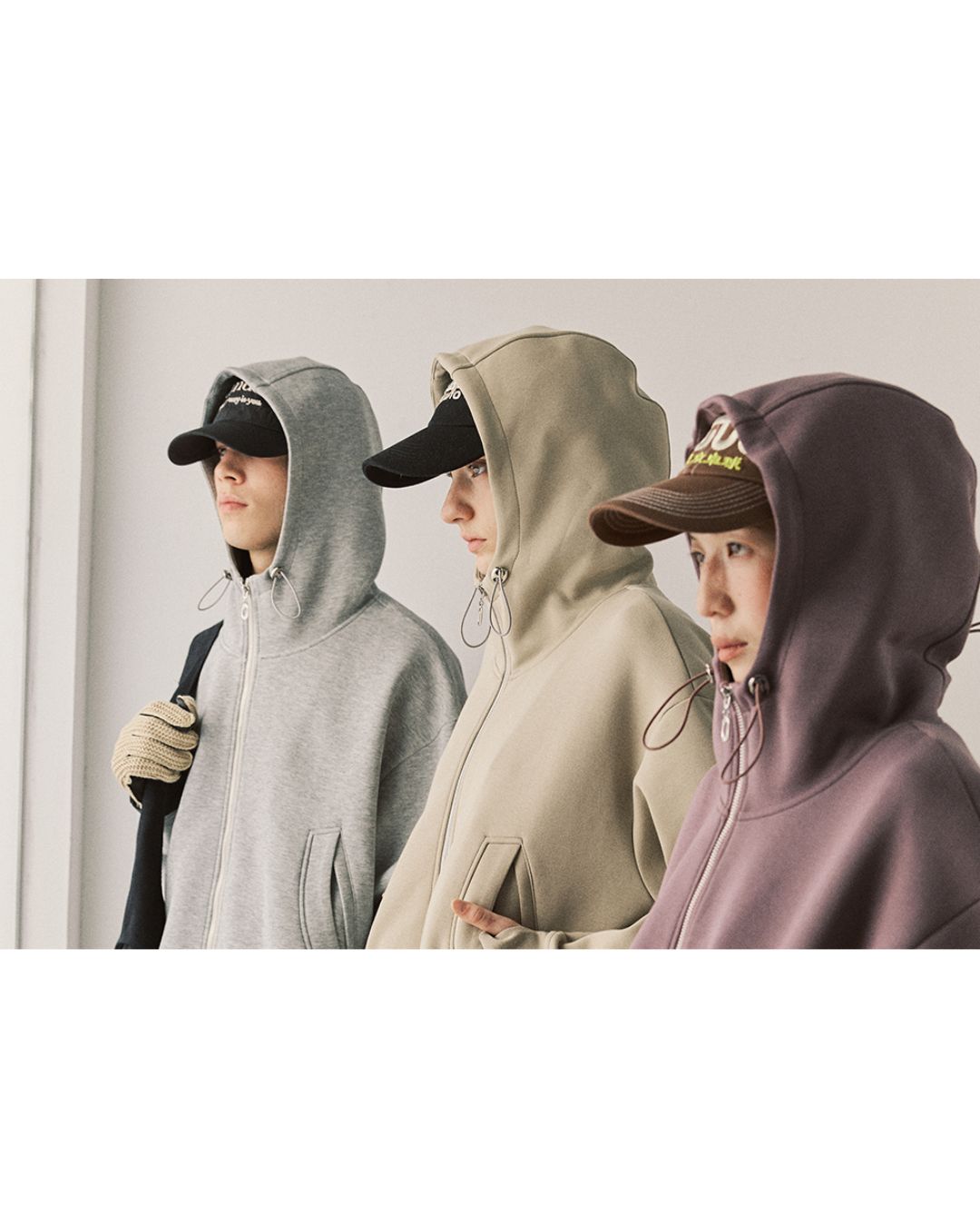 Boxy Full Zip Hoodie　HD057