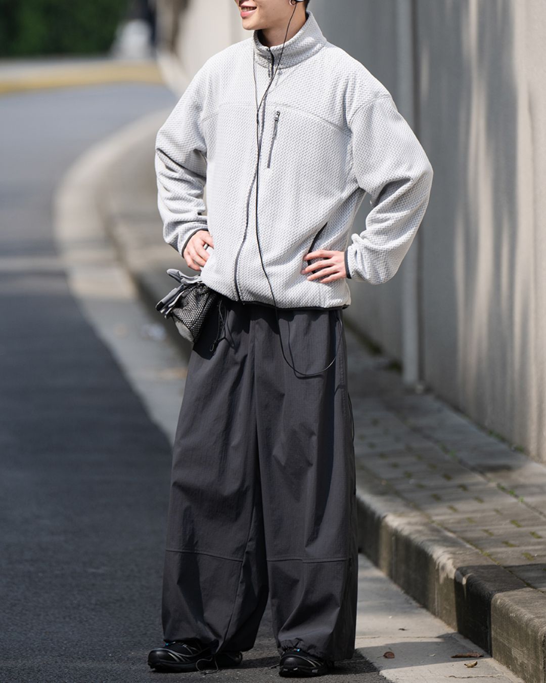 Nylon Drawstring Pants　WP089