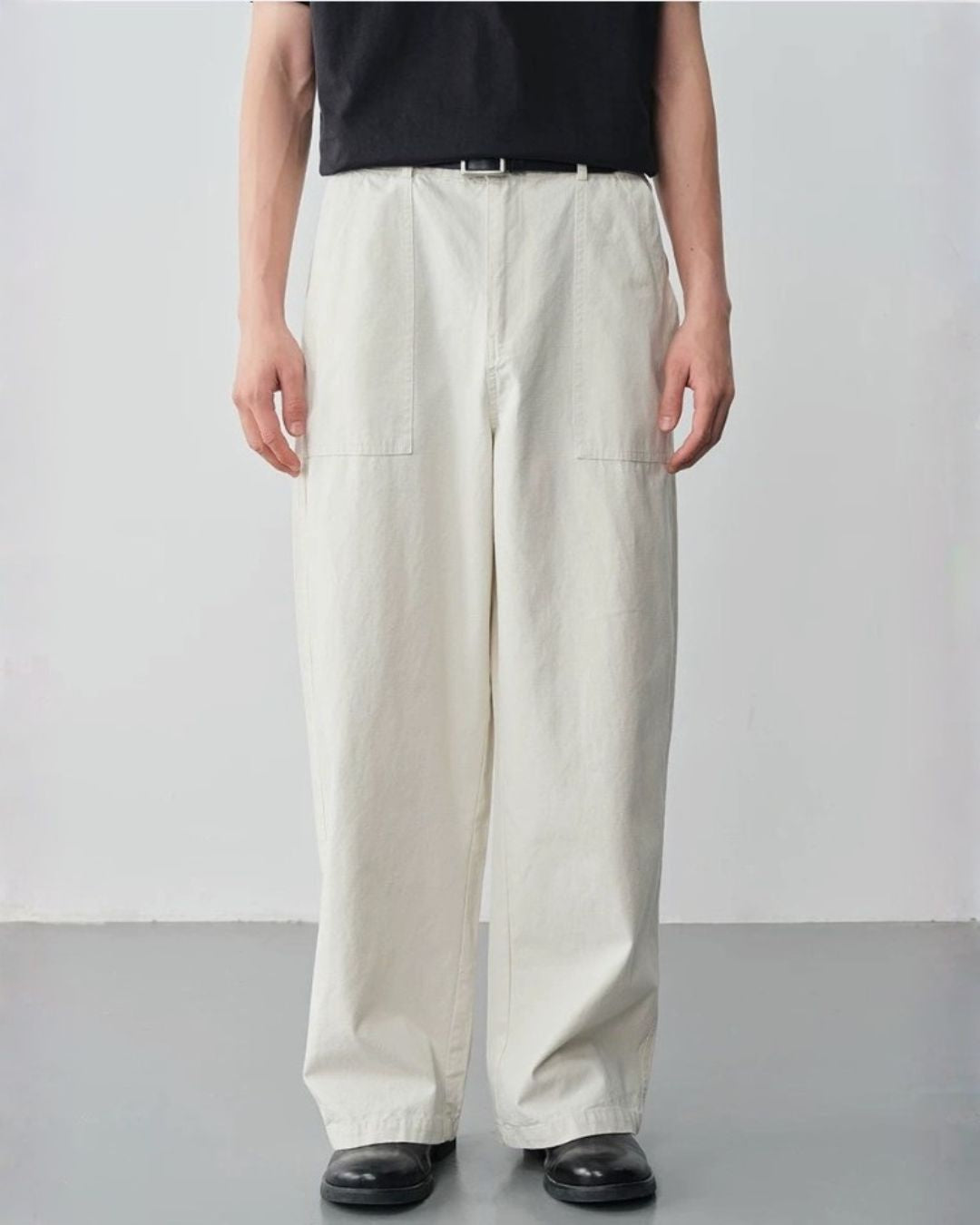 Linen Blend Baker Pants　WP118