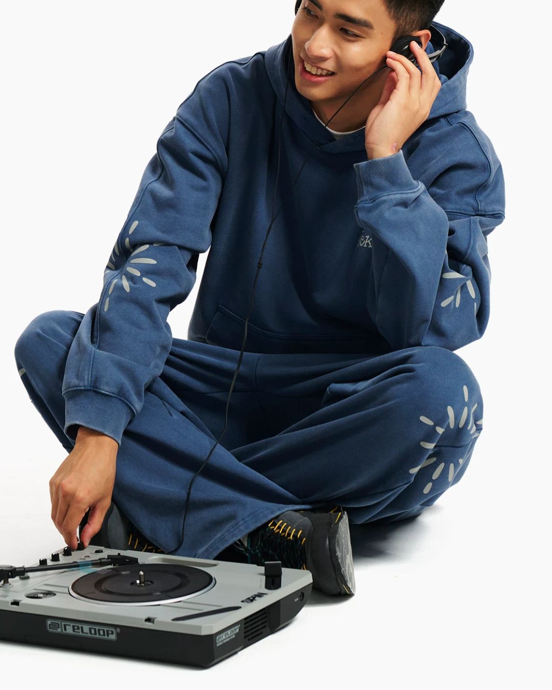 Washed Sunburst Hoodie　HD082