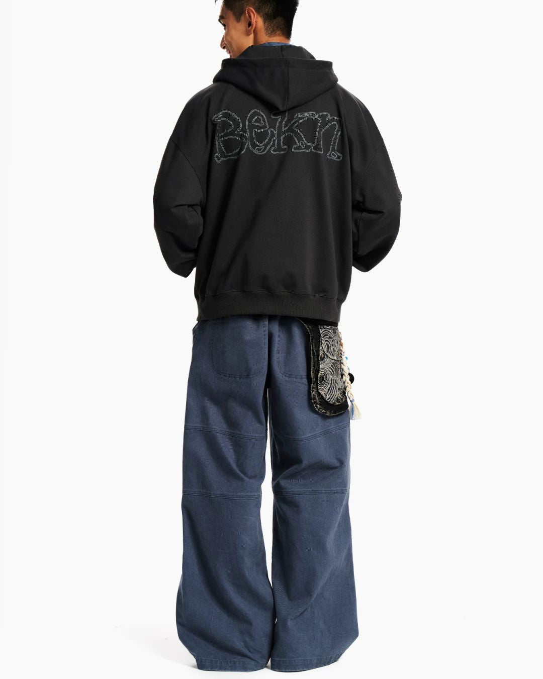 Sketch Graphic Zip Hoodie　HD089