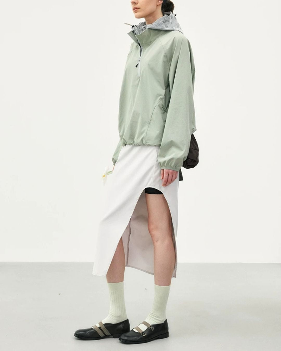 Layered Anorak Nylon Jacket　JK258