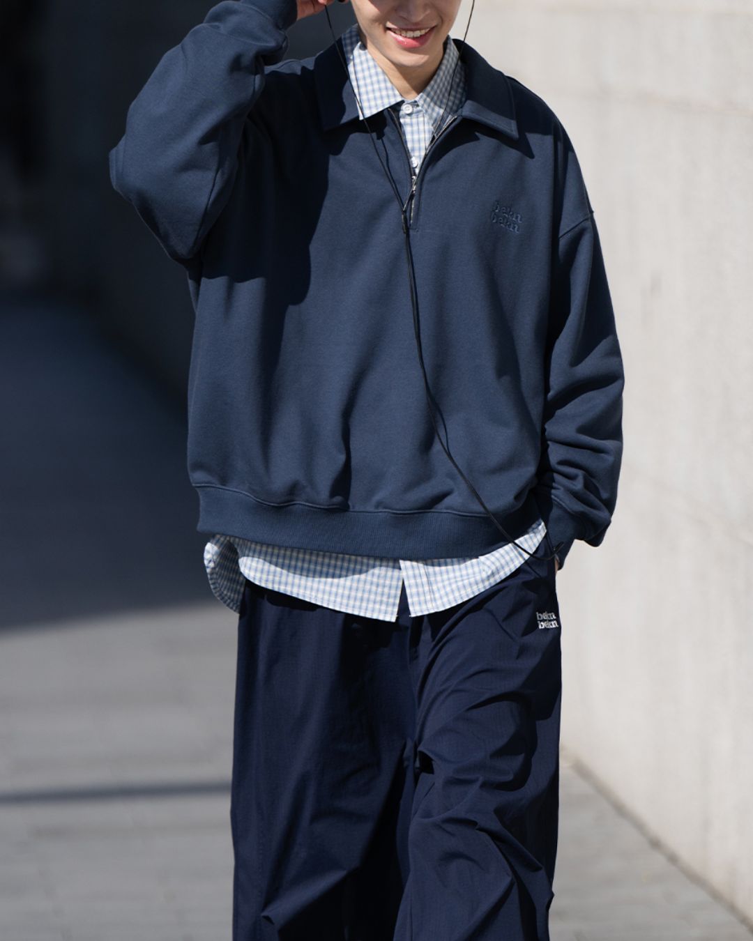 Half-zip Casual Pullover　SW094