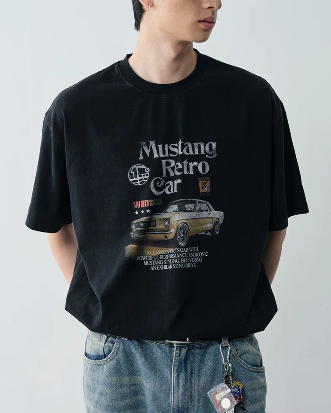 10日以内お届け】Vintage Print Relaxed T-shirt ST191 – prips