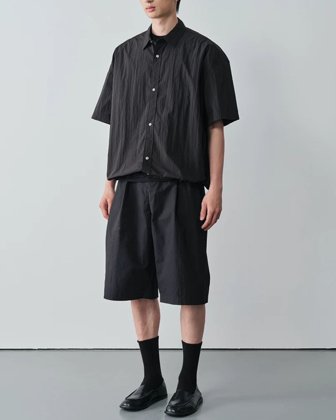 Drawstring Box Shirt　SS091
