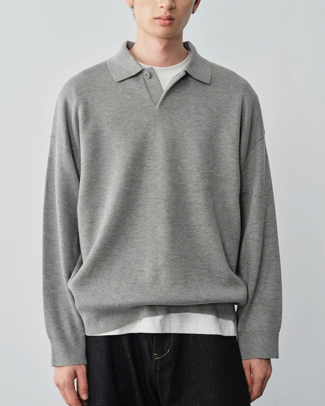 Relaxed Polo Knit　KN055