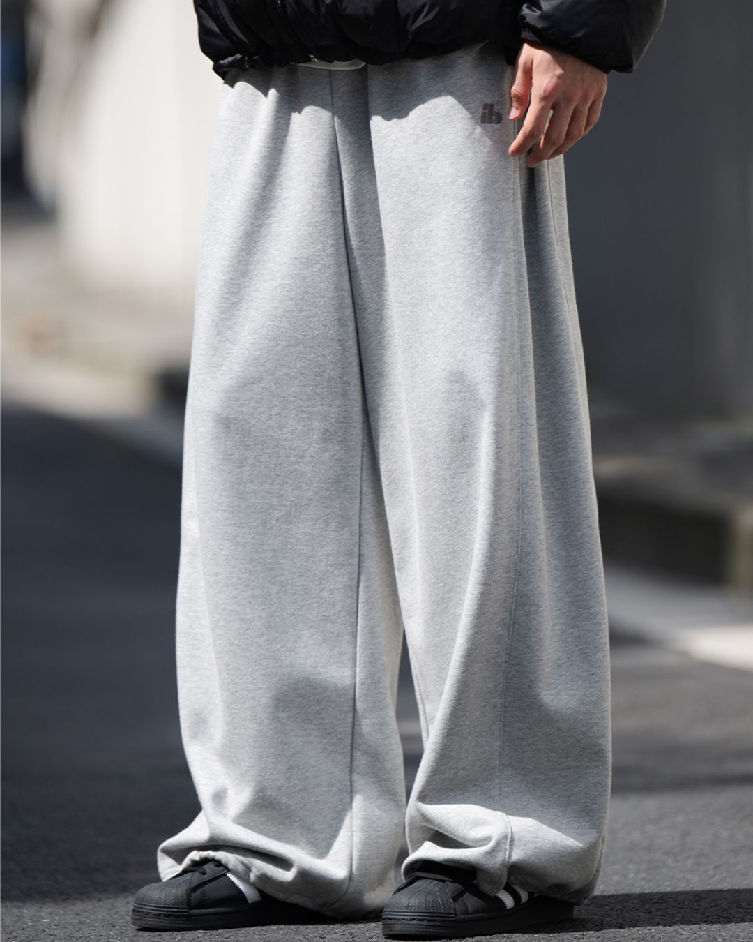 Wide Drape Sweat Pants　WP069