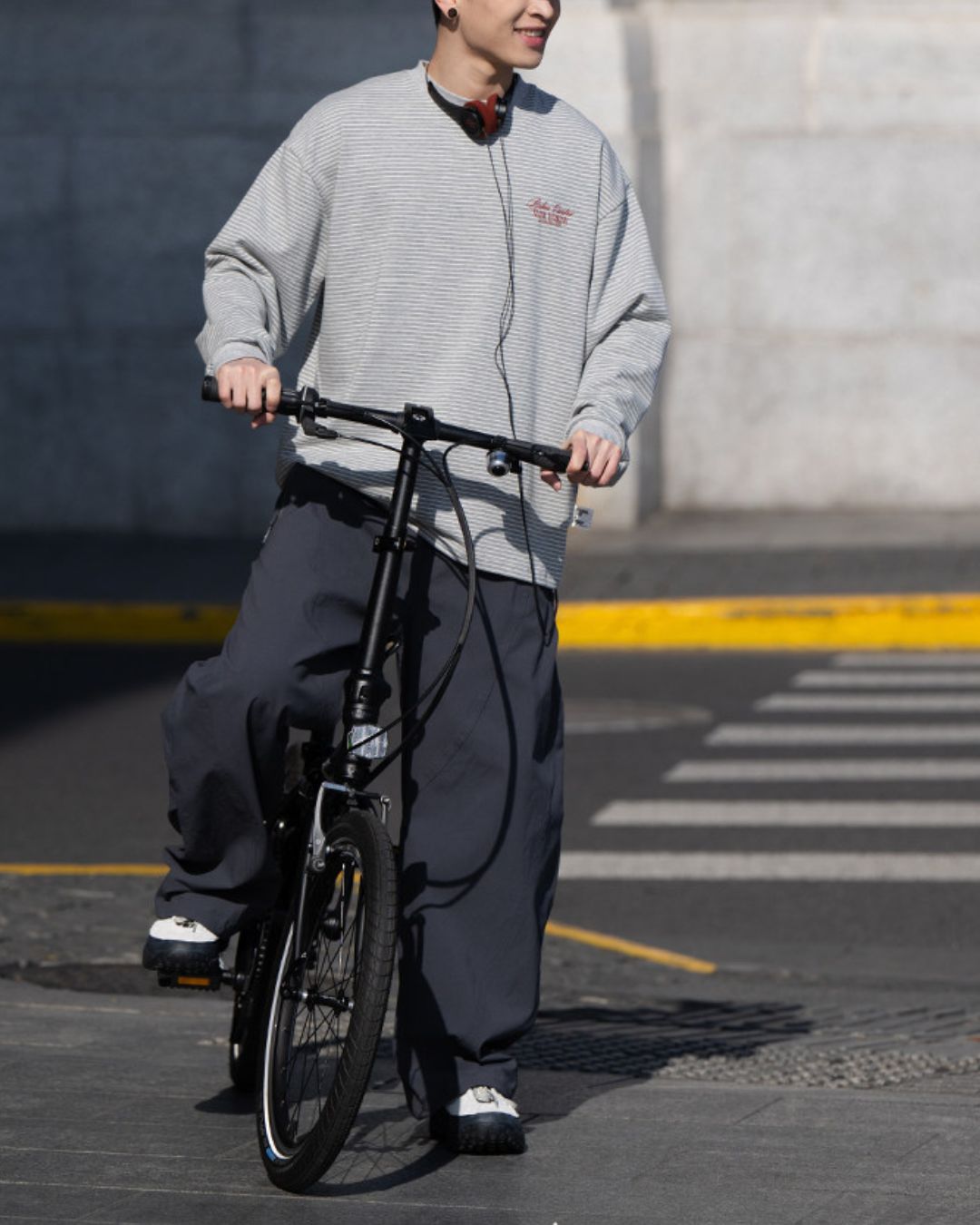 【10日以内お届け】Classic Print Border T-shirt　LT083