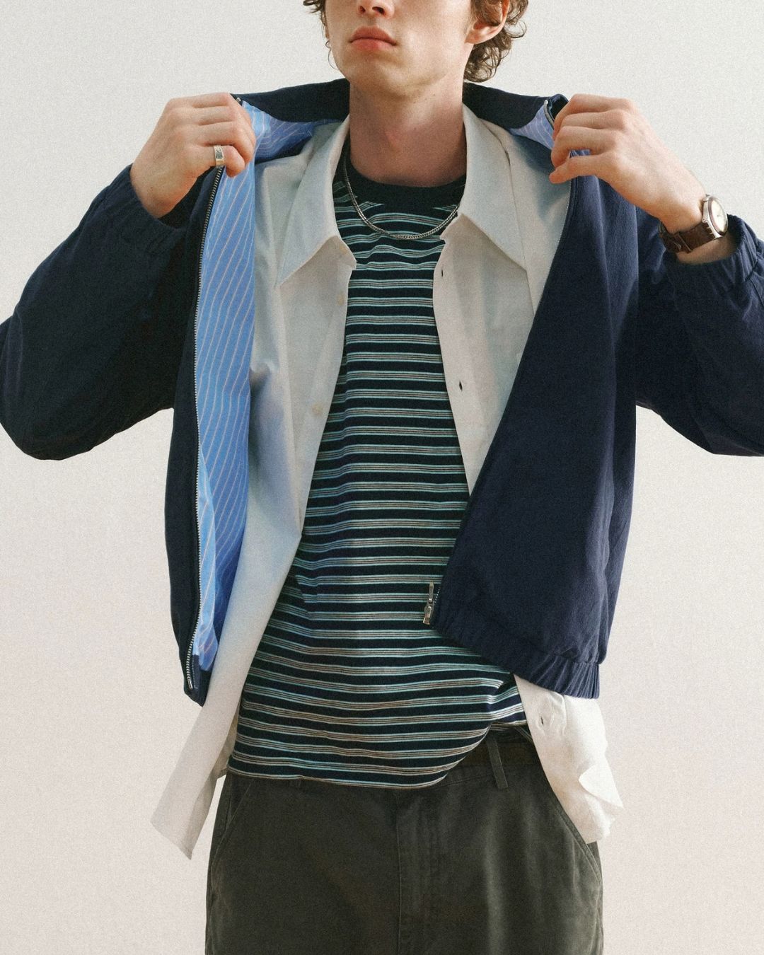 Washed Harrington Jacket　JK262