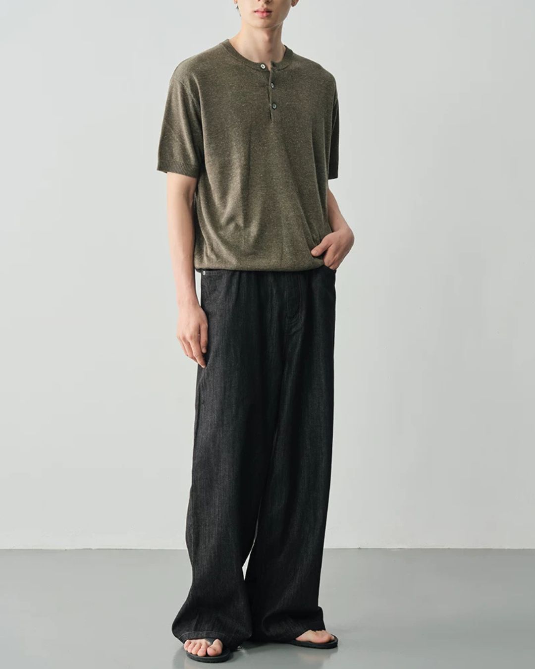 Relaxing Wide Dry Jeans　DP060