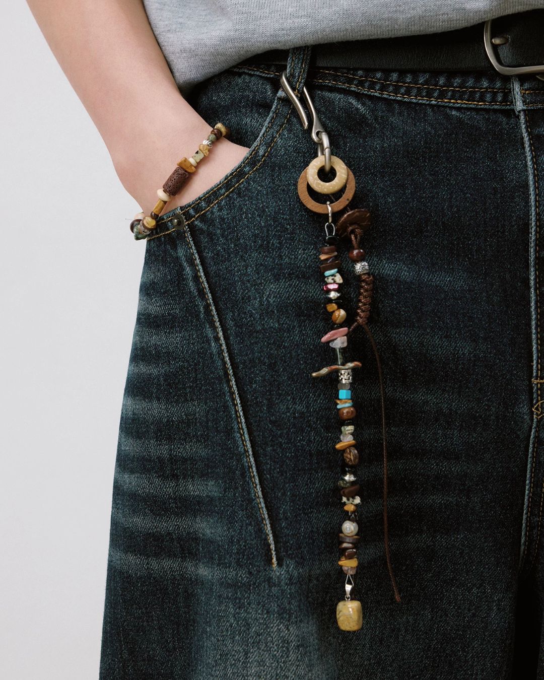 Earth-toned Natural Stone Strap　OR006