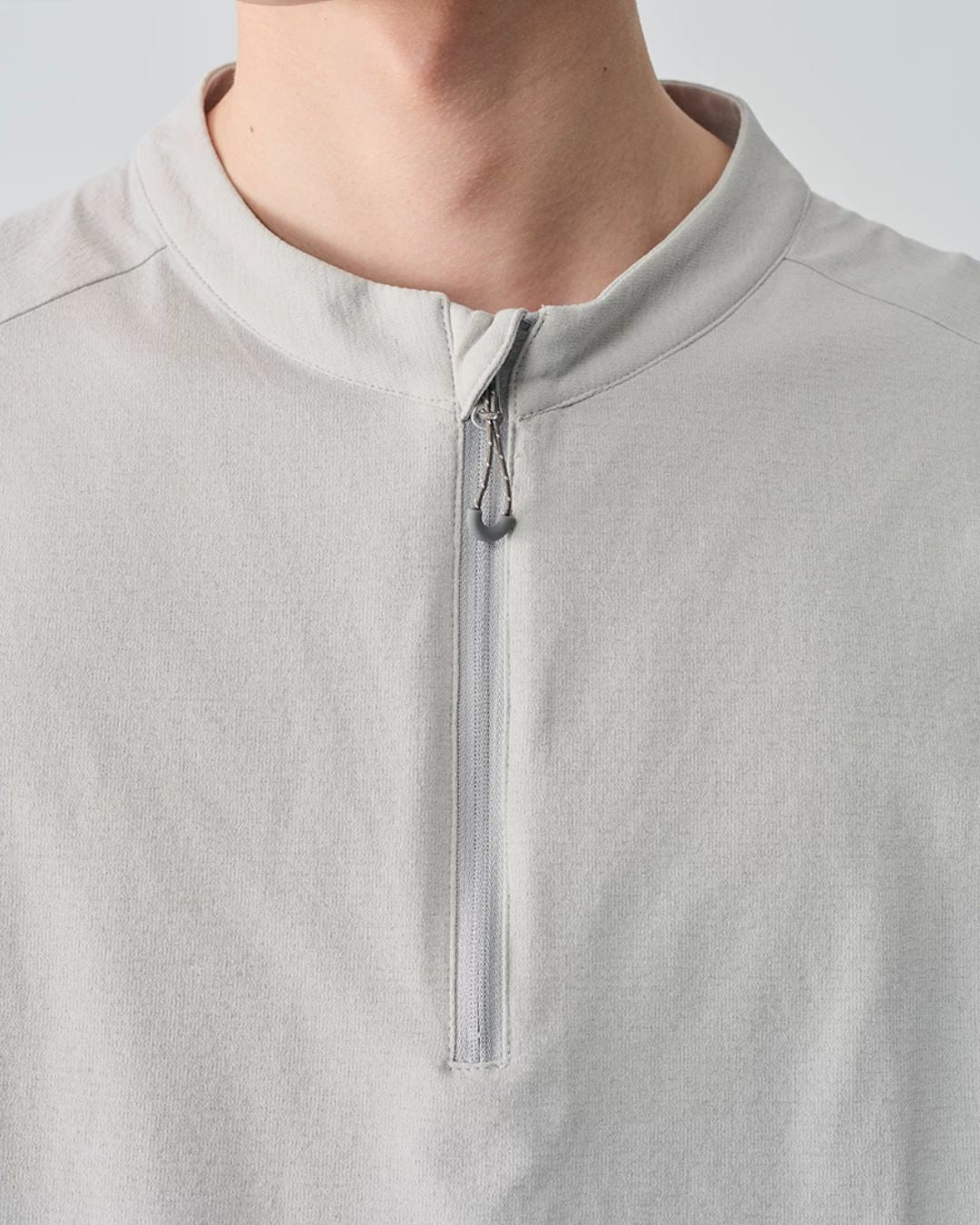 Half-zip Drawstring Pullover　ST202