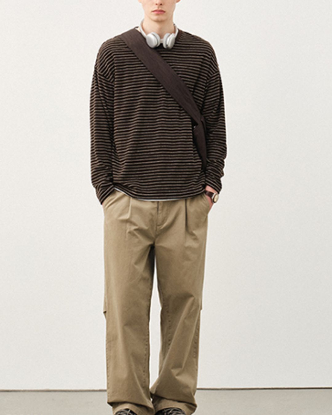 Terry Cloth Border T-shirt　LT069