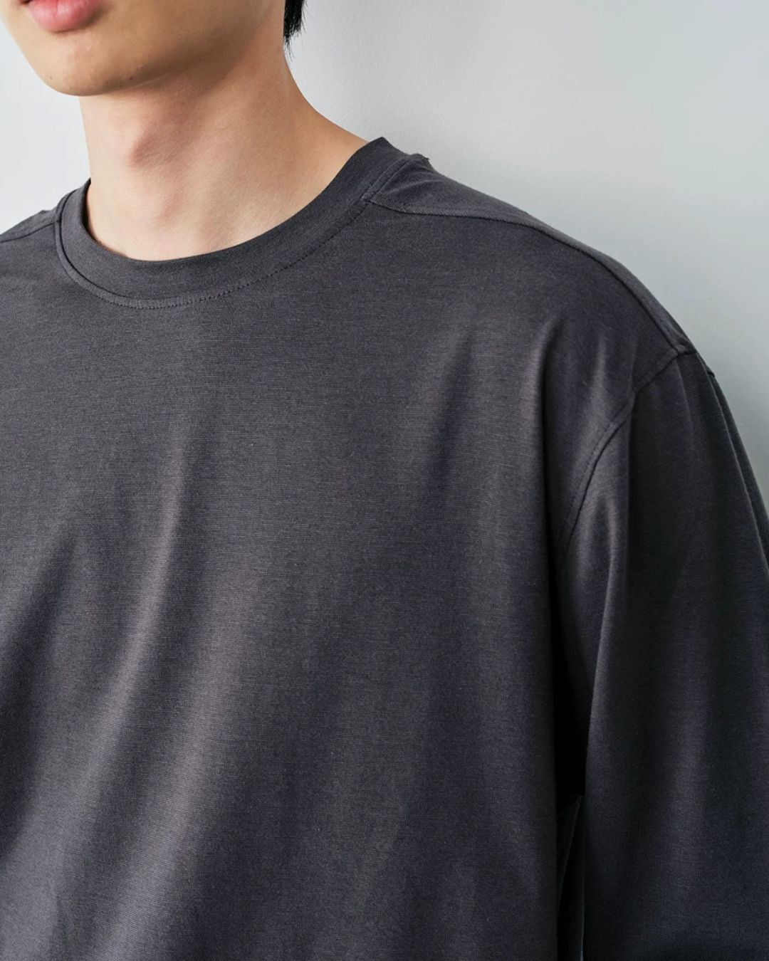 Wool Blend Long Sleeve T-Shirt　LT092