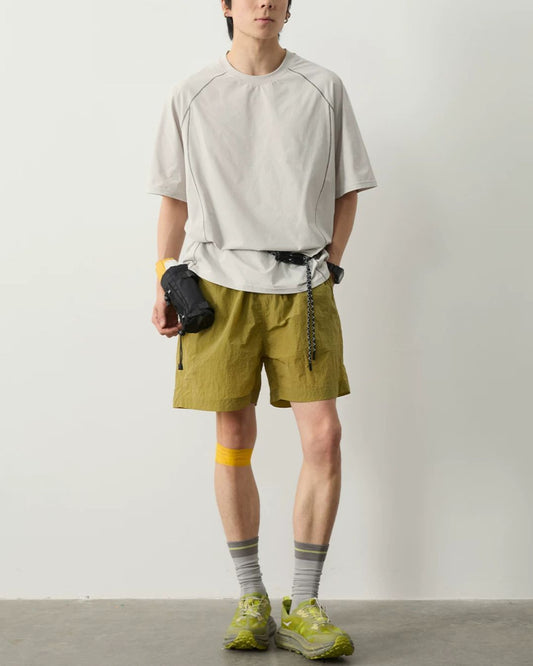 Metallic Texture Waterproof  Shorts　SP071