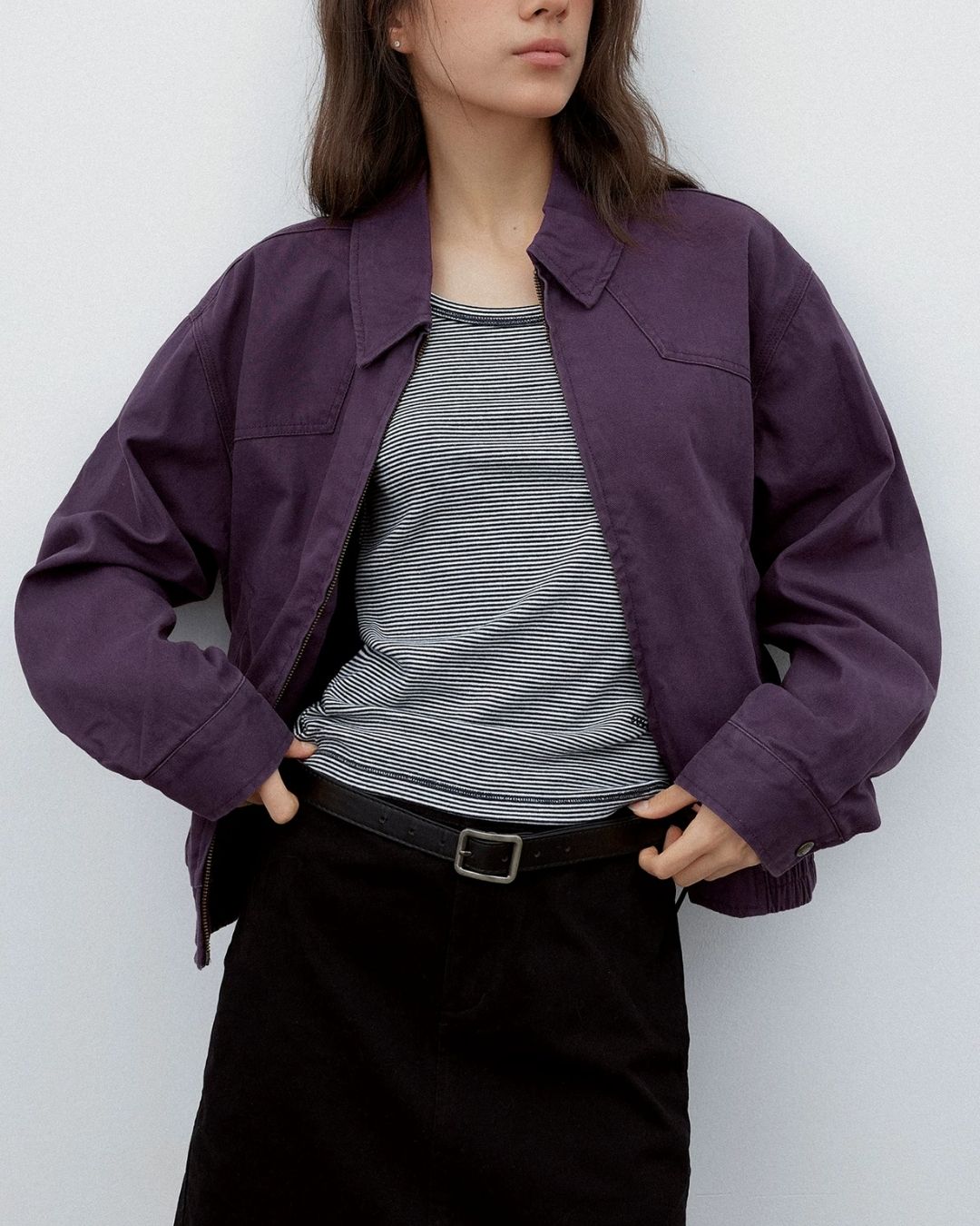 Vintage Wash Zip Jacket　JK256